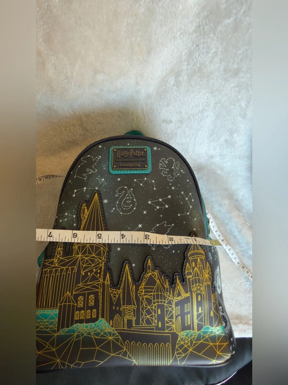 NWT Loungefly Harry Potter Hogwarts Castle Glow Mini Backpack